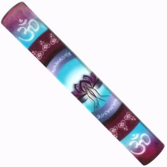 Namaste Printed Glass Incense Burner