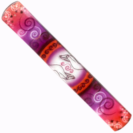Healing Hands Printed Glass Incense Burner