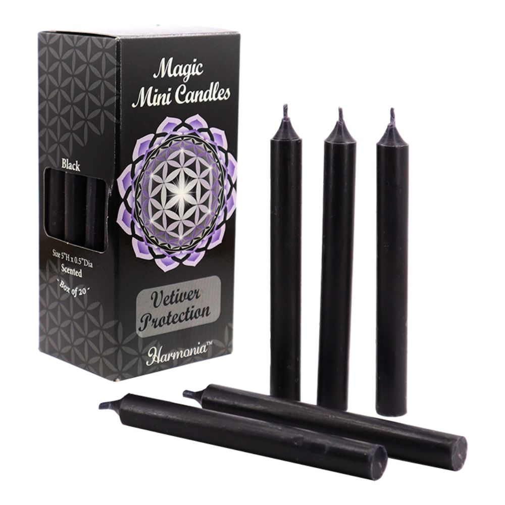 MAGIC MINI CANDLES - Protection Black Vetiver