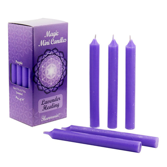 MAGIC MINI CANDLES - Healing Purple Lavender Scented