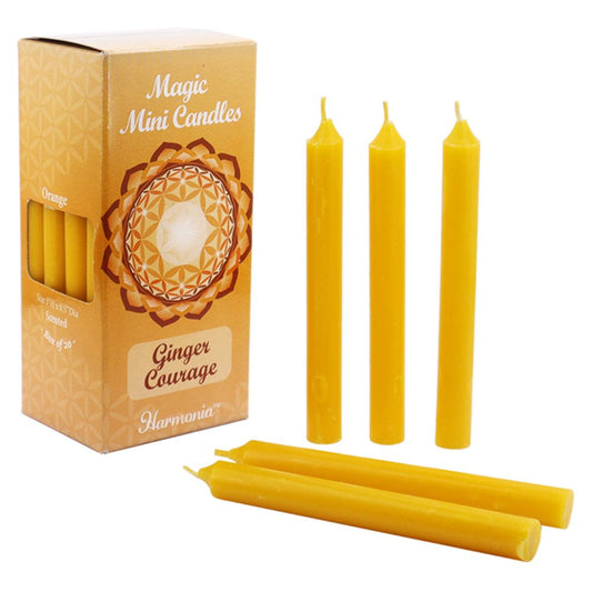 MAGIC MINI CANDLES - Courage Orange Ginger Scented