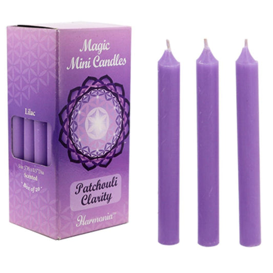 MAGIC MINI CANDLES - Clarity Lilac Patchouli Scented