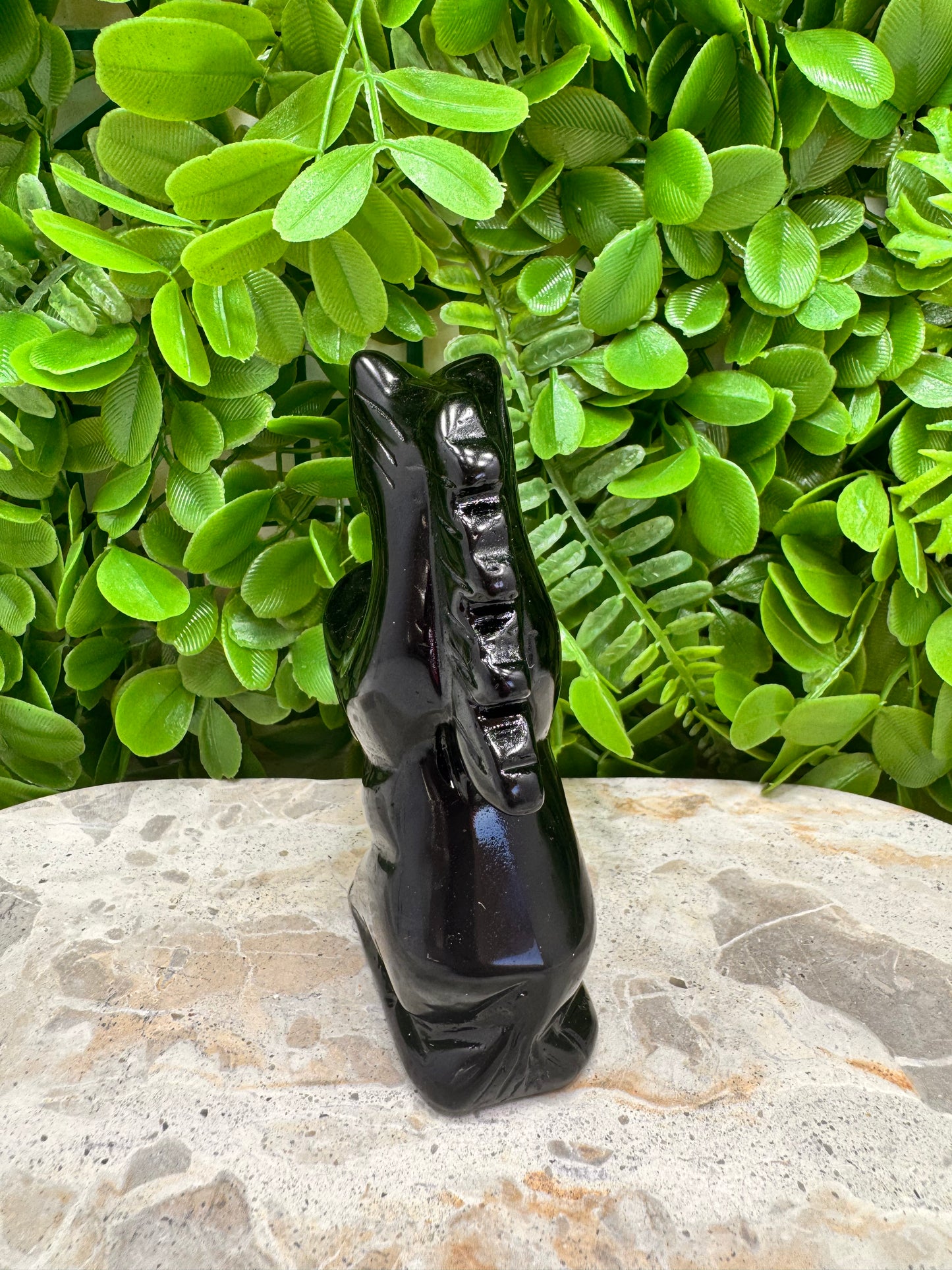 Black Obsidian Horse 288g