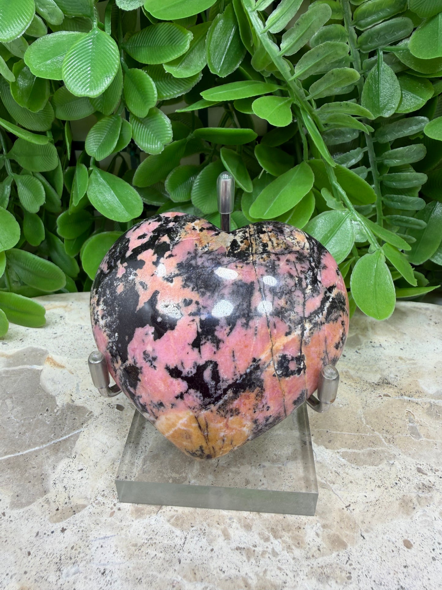 Rhodonite Heart 170g