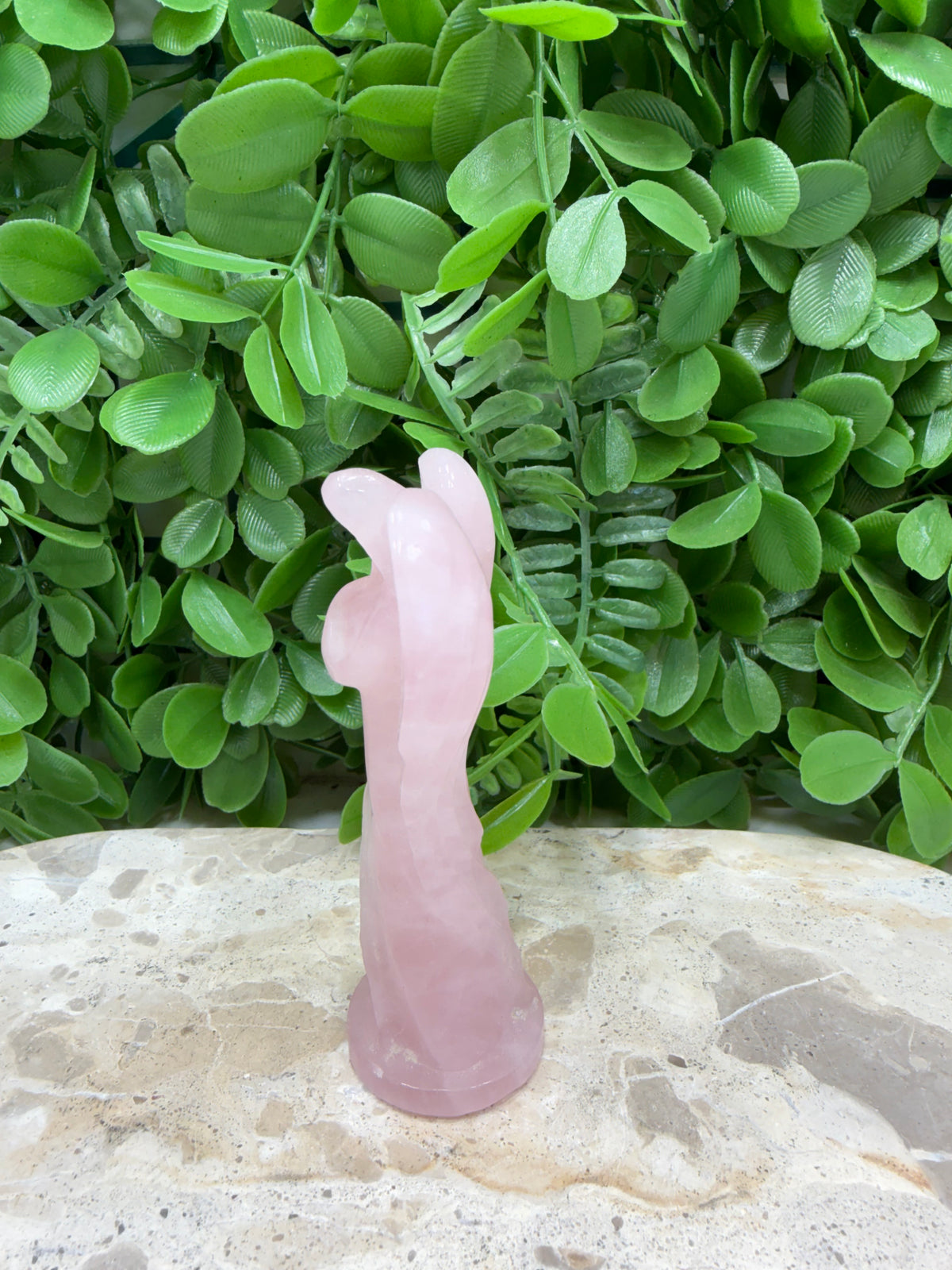 Rose Quartz Angel 112g | Love • Compassion • Healing