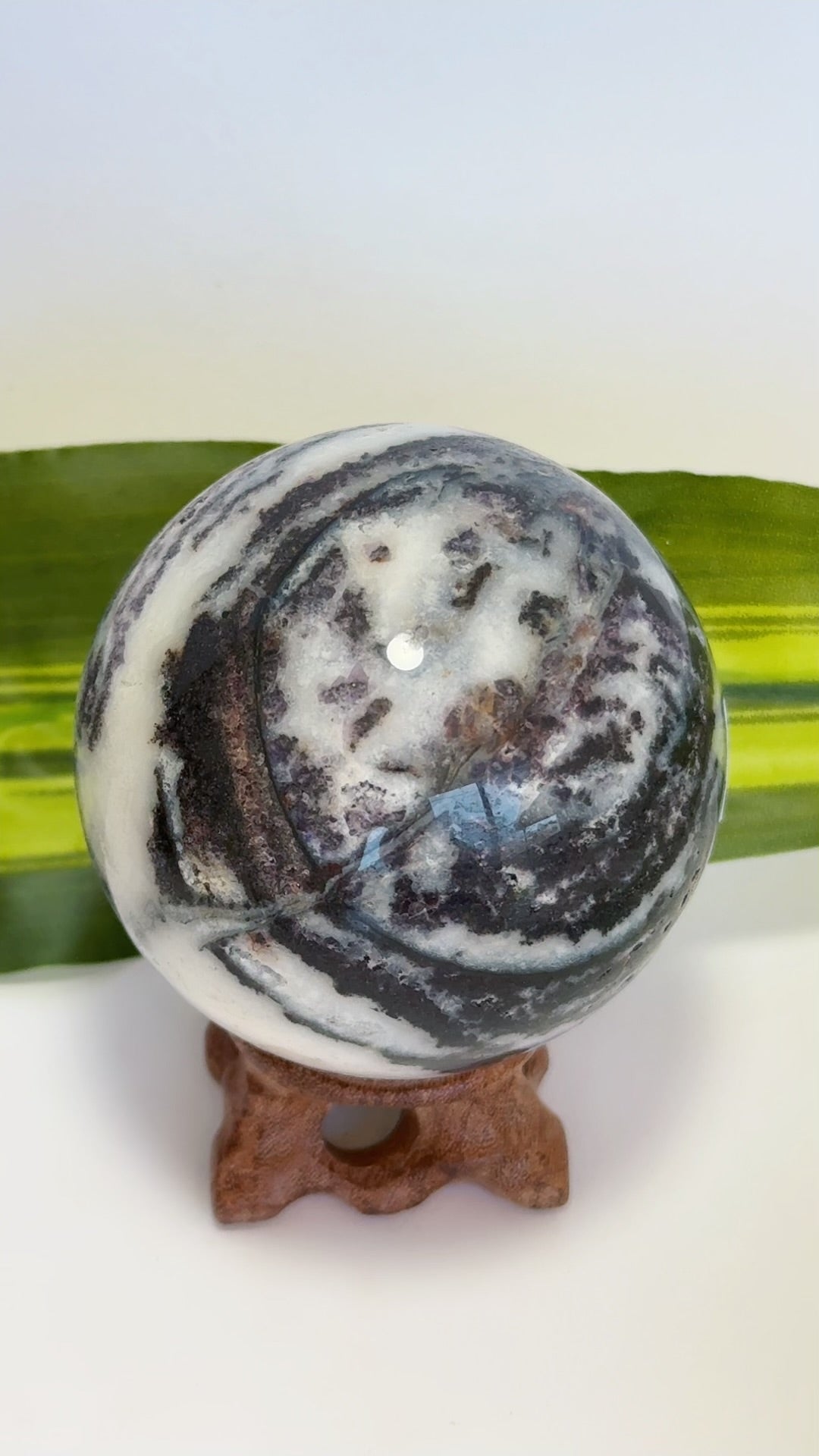 Zebra Jasper Sphere 390g