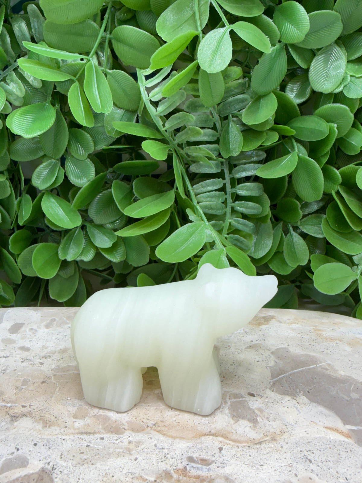 Green Calcite Bear 160g