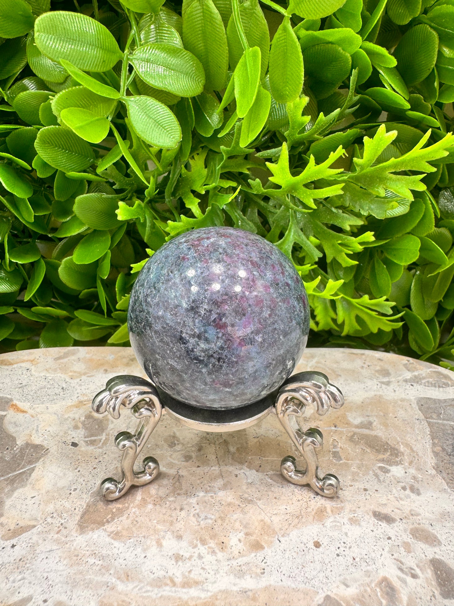Ruby in Kyanite Sphere 282g