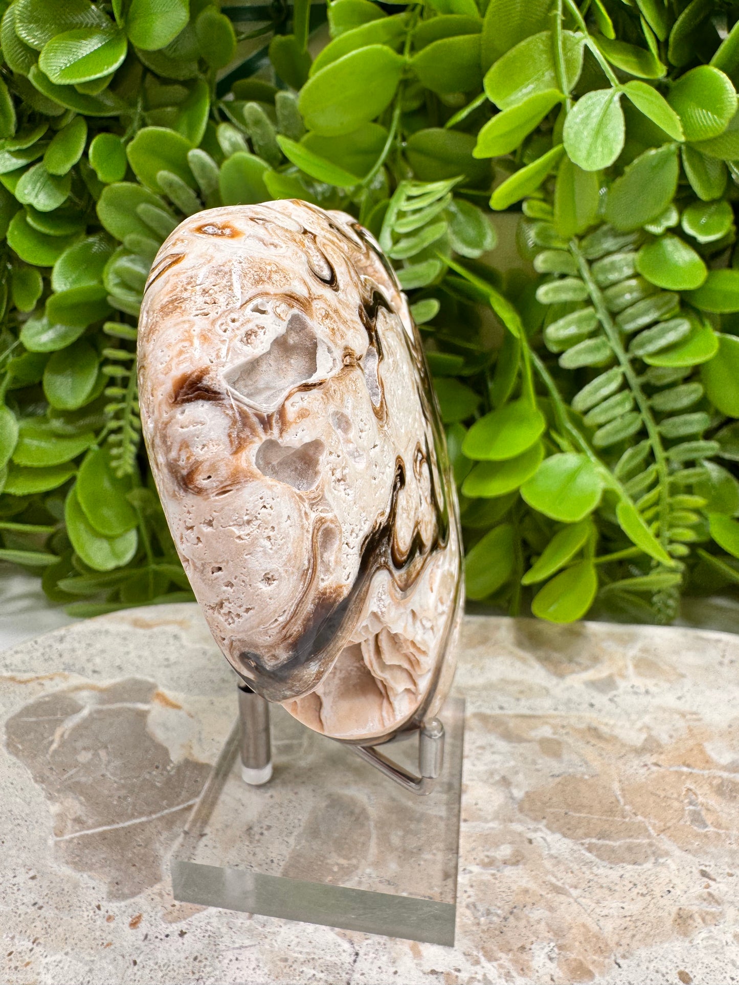 Chocolate Calcite Heart 470g