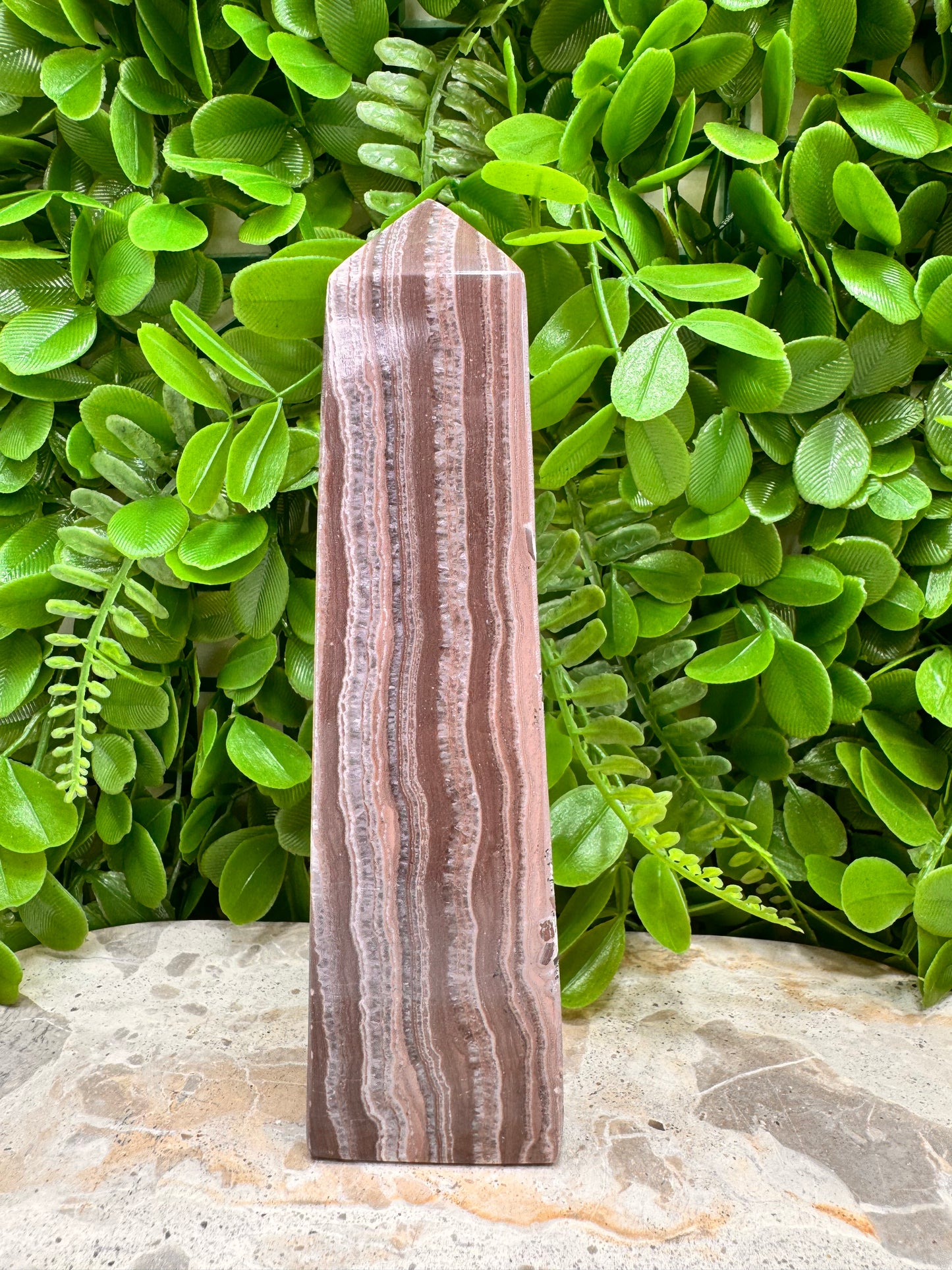 Chocolate Aragonite Tower 616g