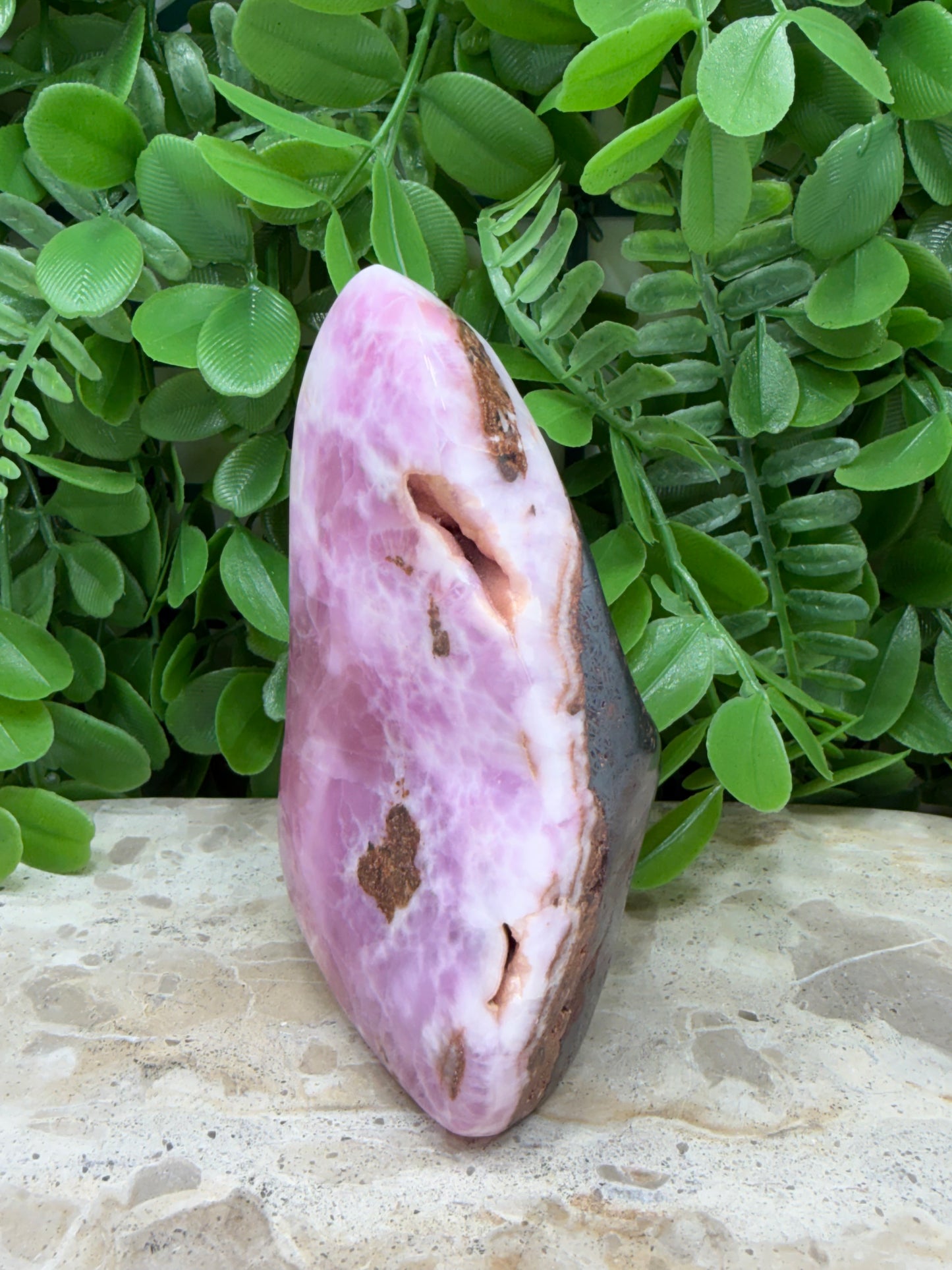 Pink Aragonite Freeform 624g