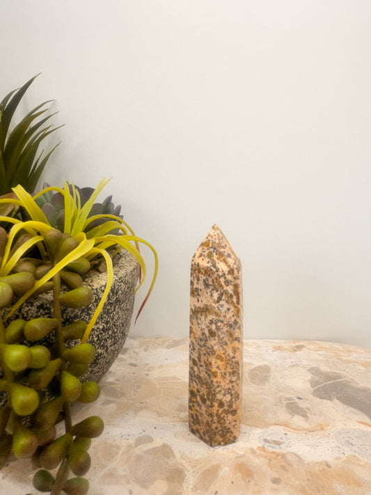 Leopard skin Jasper Point 86g