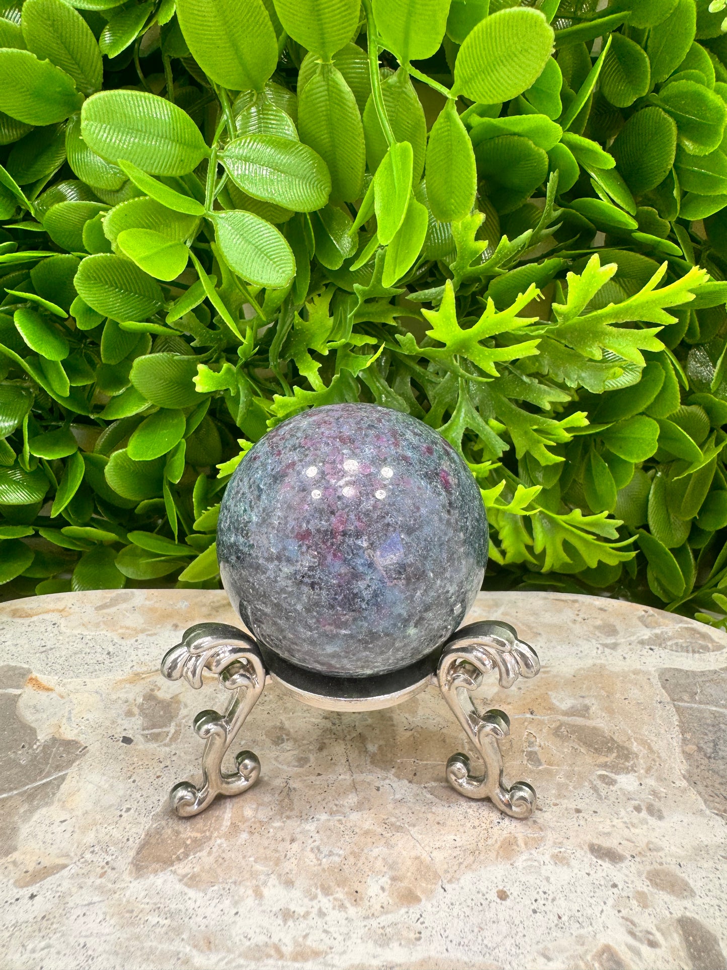 Ruby in Kyanite Sphere 282g