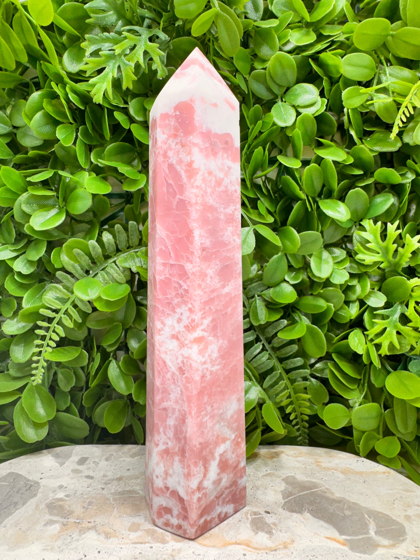 Pink Opal Tower 940g