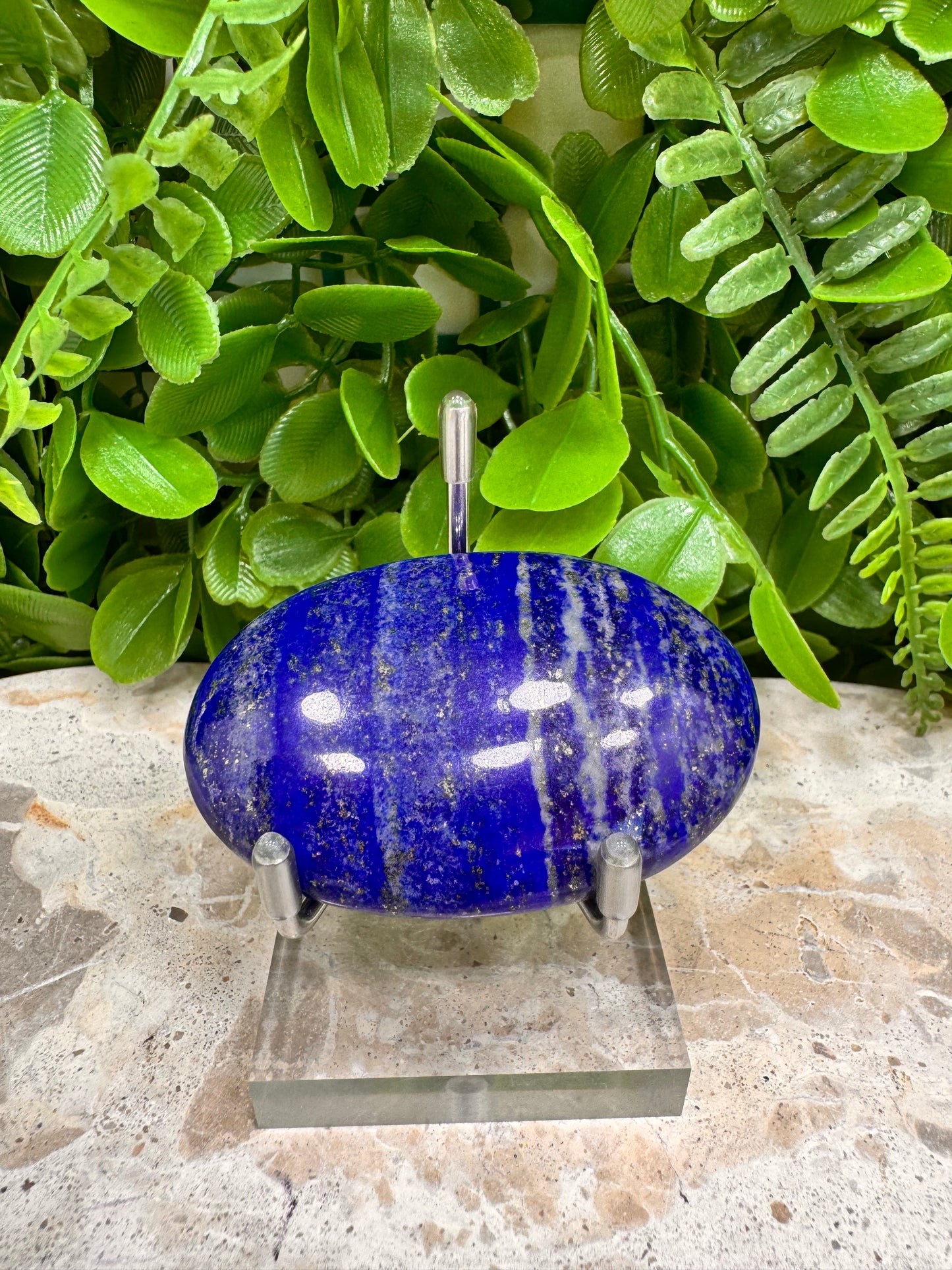 Lapis Lazuli Palm Stone 94g