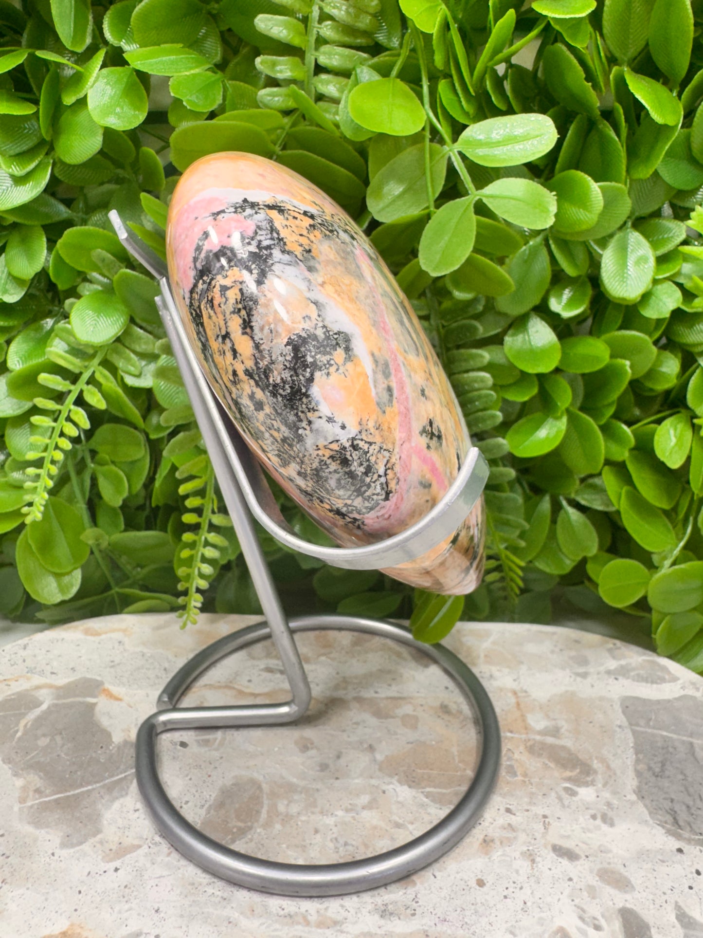 Rhodonite Heart 1272g