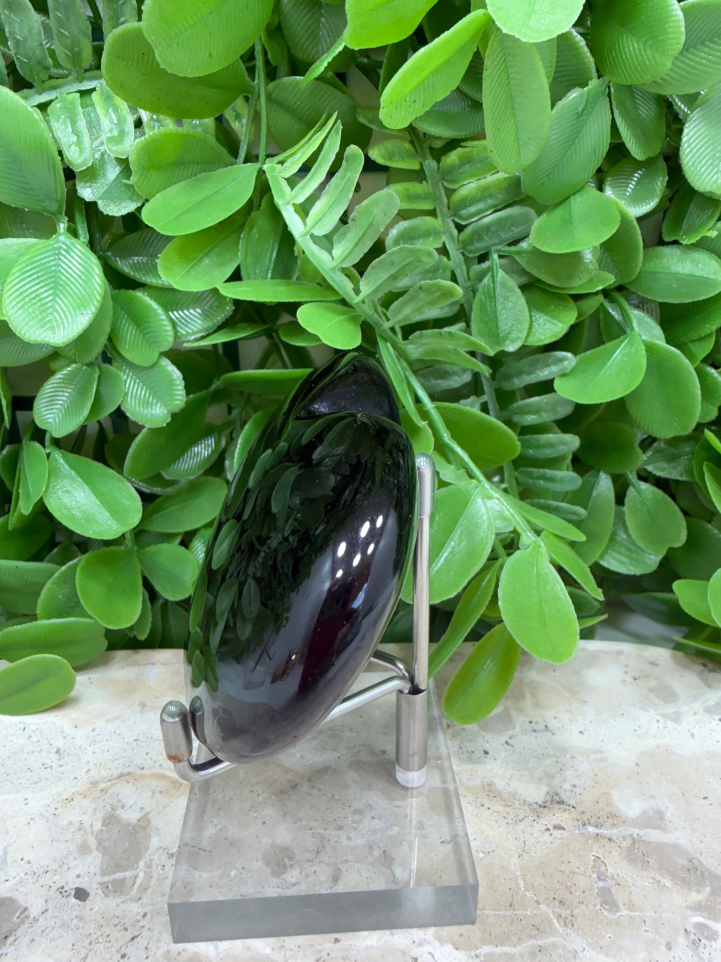 Silver Shein Obsidian Heart 180g