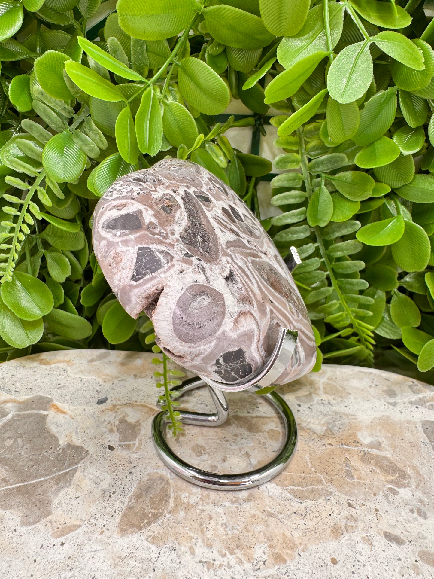Chocolate Aragonite Heart 396g