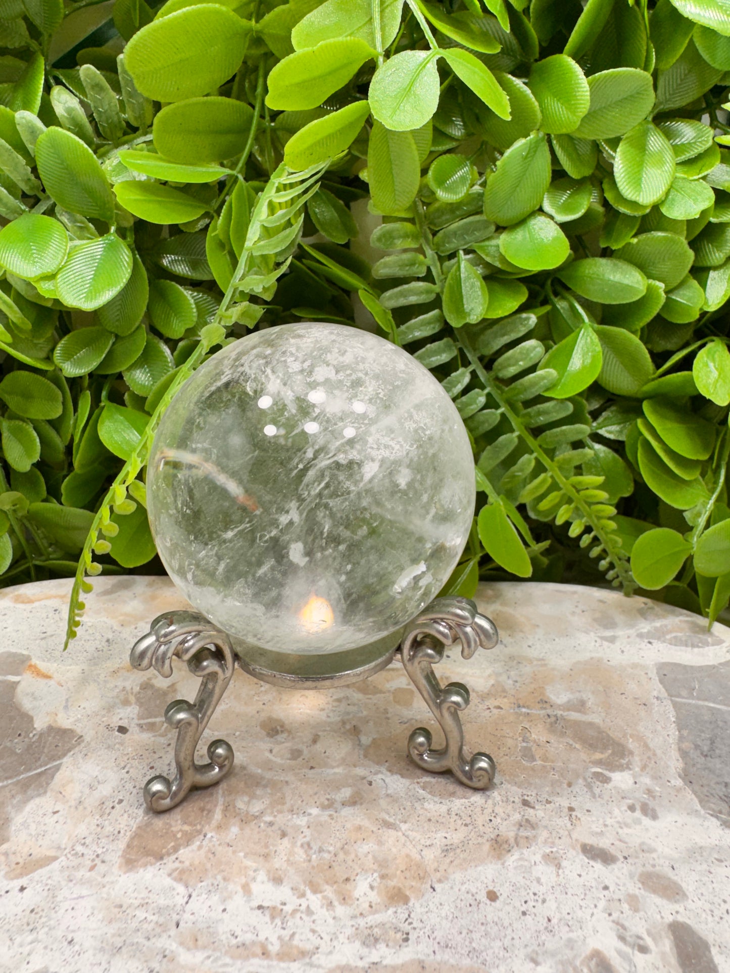 Clear Quartz Sphere 384g