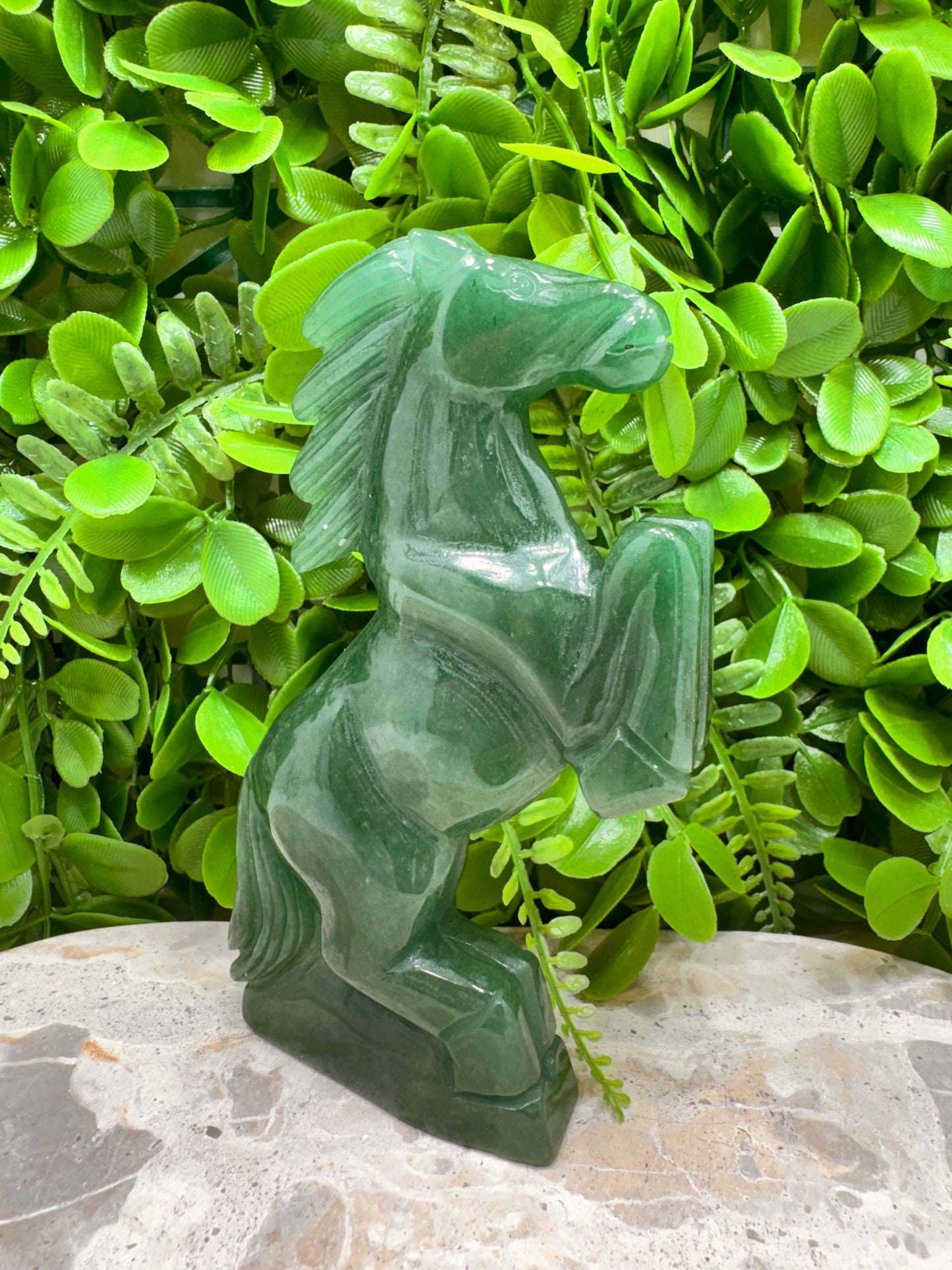 Green Aventurine Horse 312g