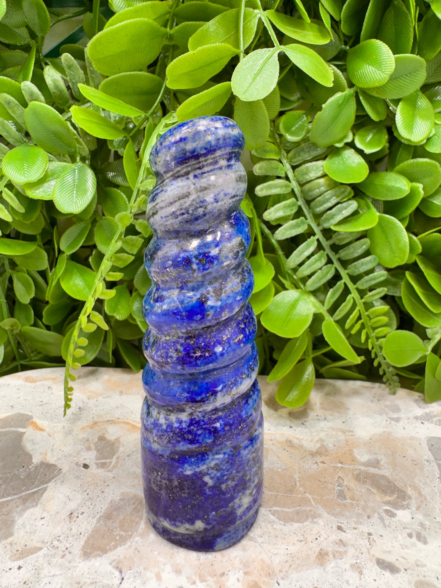Lapis Lazuli Unicorn Horn 308g
