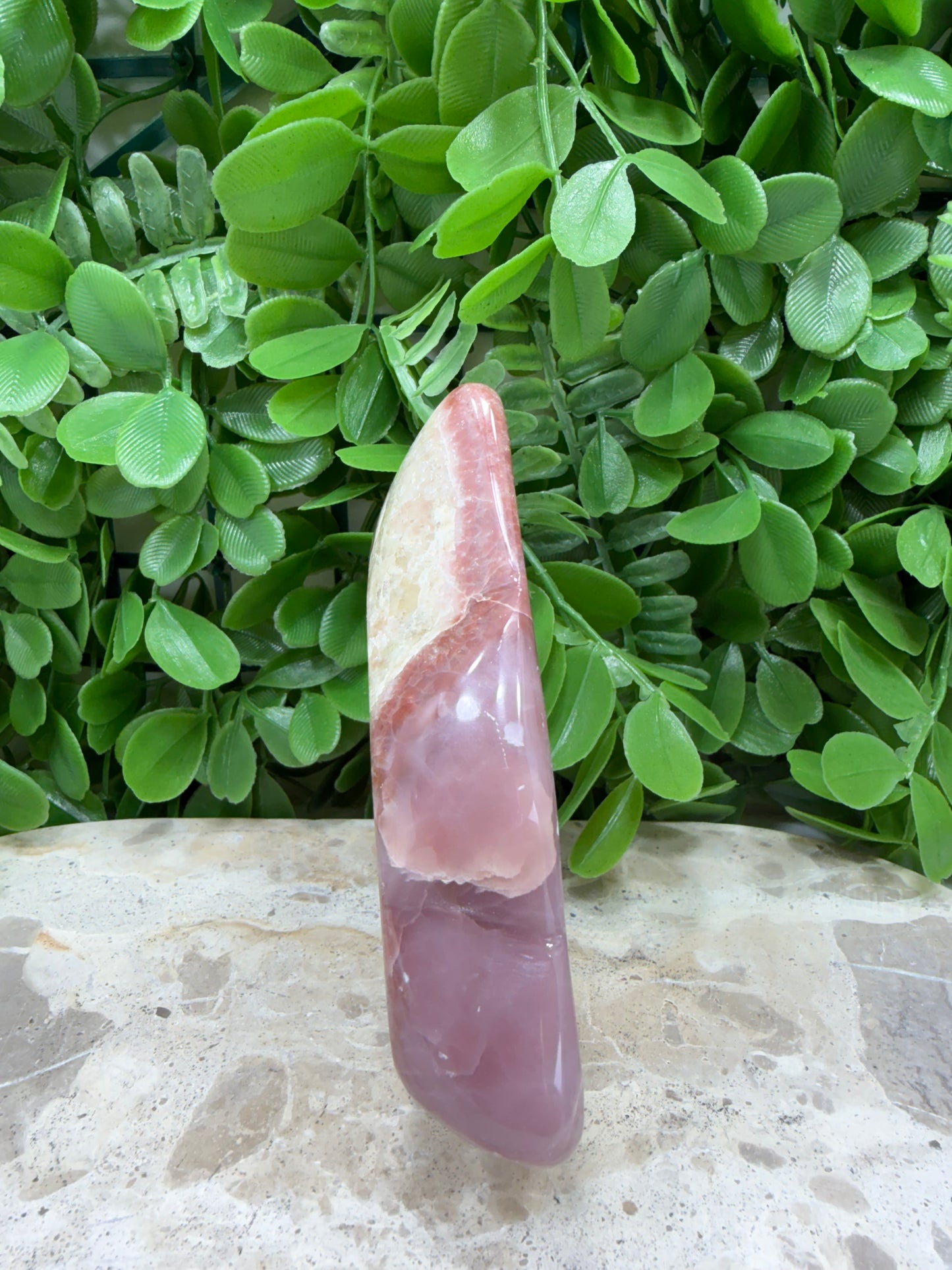 Pink Banded Onyx Freeform 400g