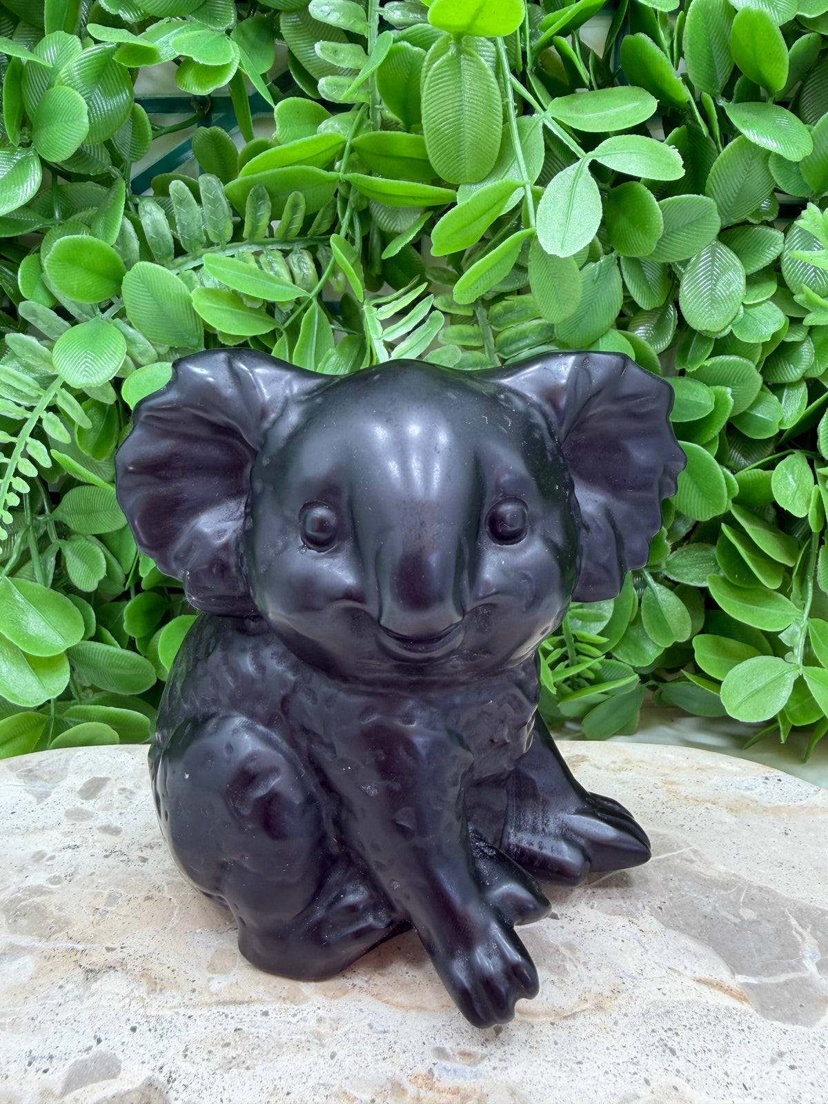 Black Obsidian Koala Bear 914g