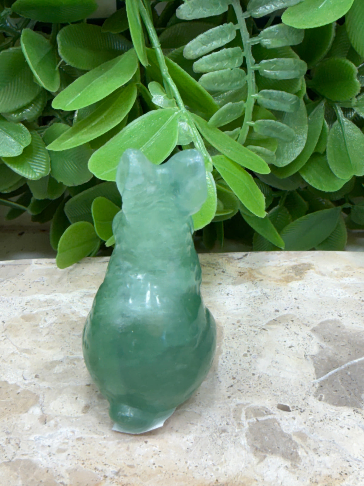 Green Fluorite Rabbit 72g | Clarity • Focus • Balance