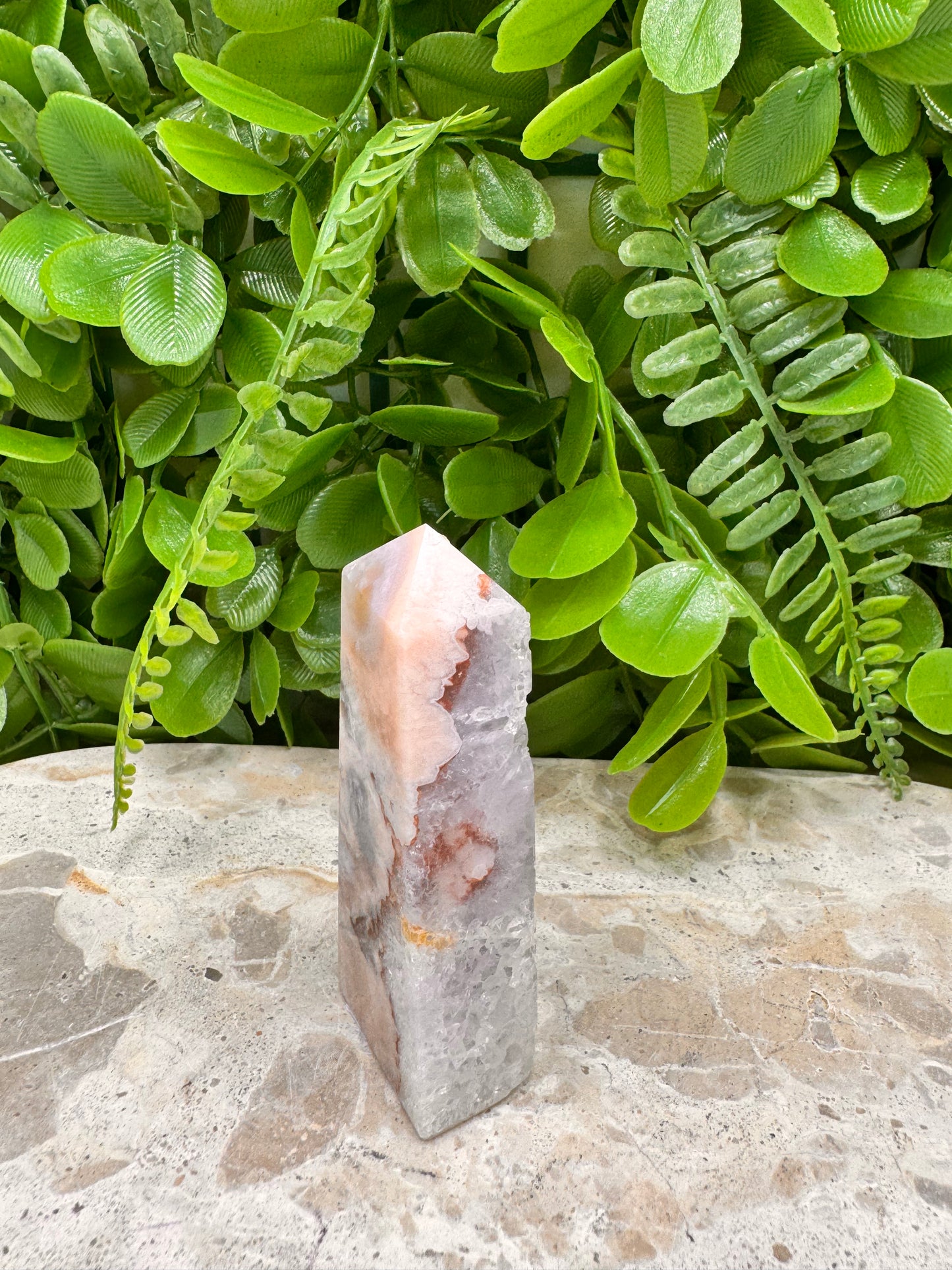 Flower Agate Point 78g