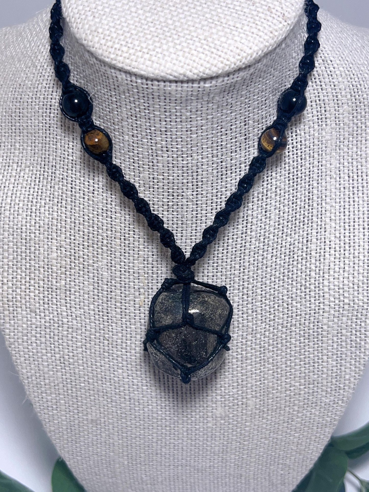 Handmade Pyrite Pendant