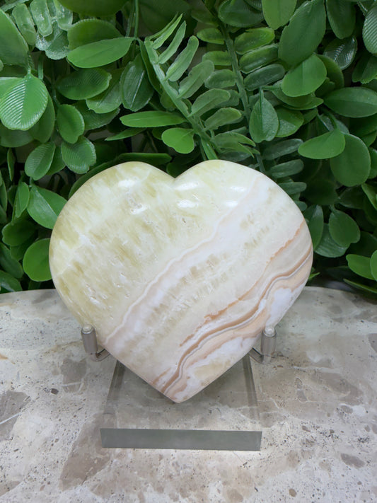 Pineapple Calcite Heart 192g