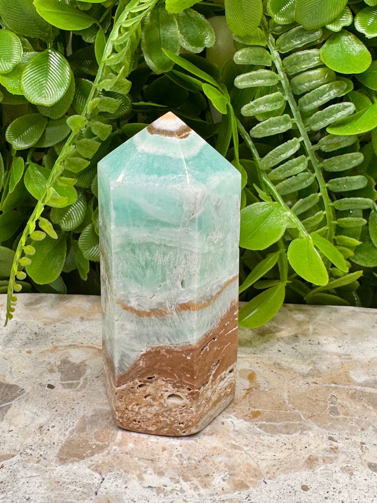 Caribbean Calcite Point 254g