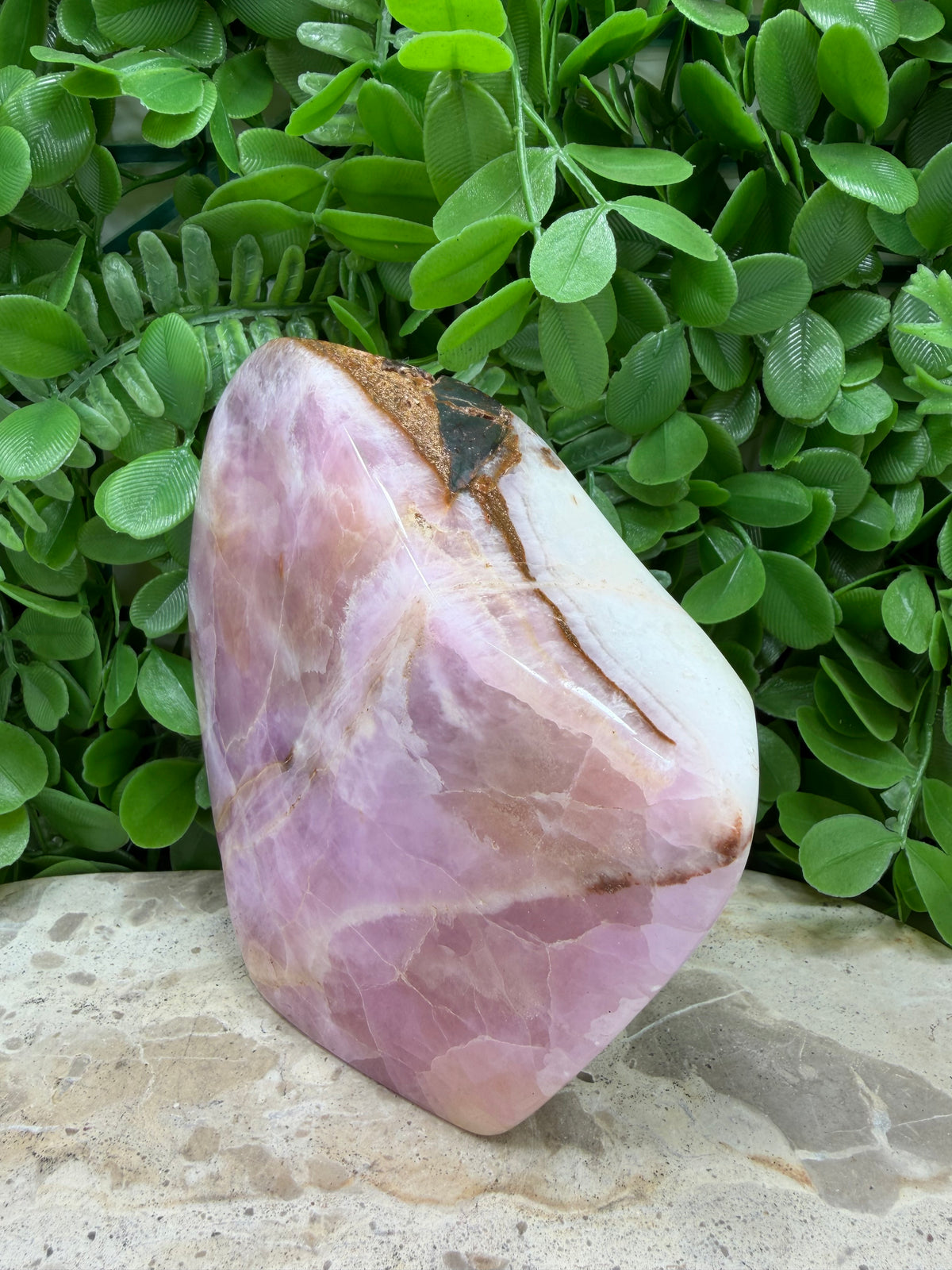 Pink Aragonite Freeform 1100g