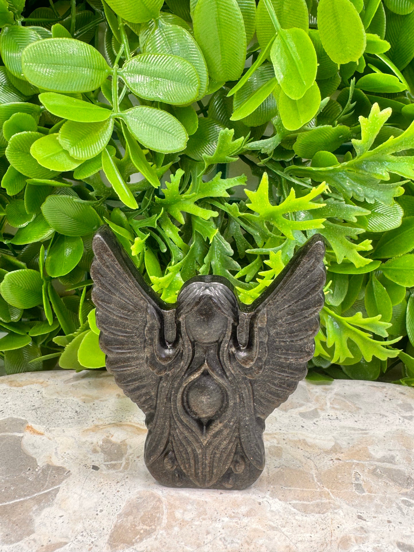 Golden Obsidian Angel