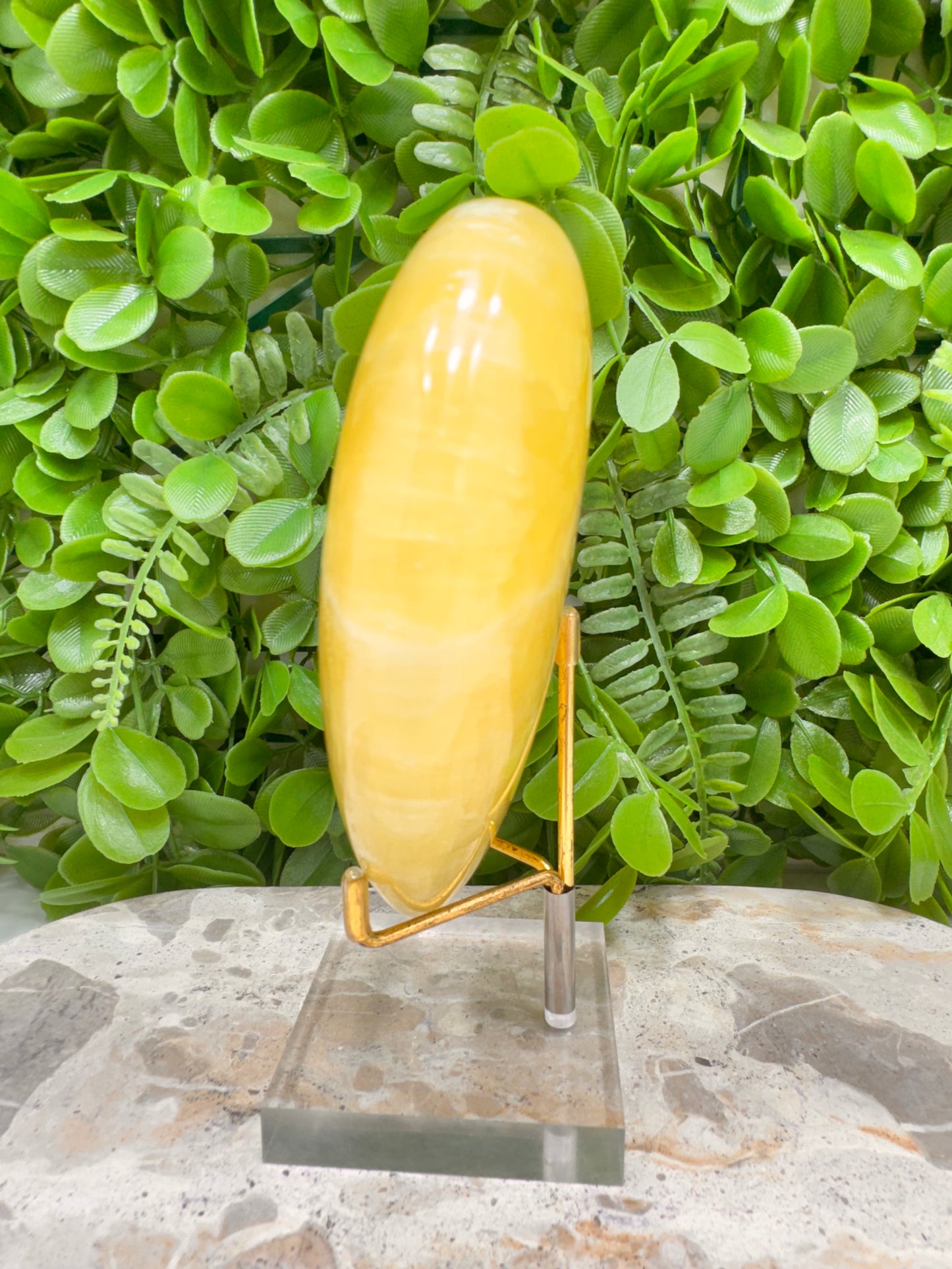 Lemon Calcite Heart 1034g