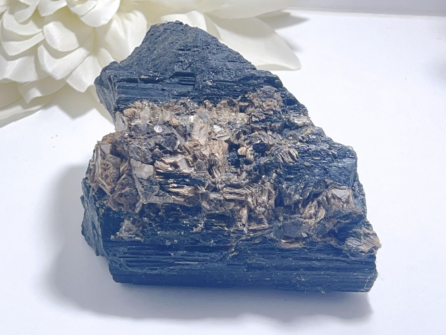 Black Tourmaline with Mica