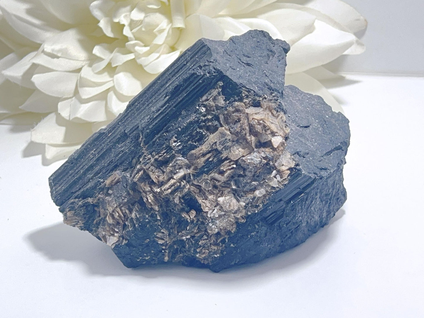 Black Tourmaline with Mica