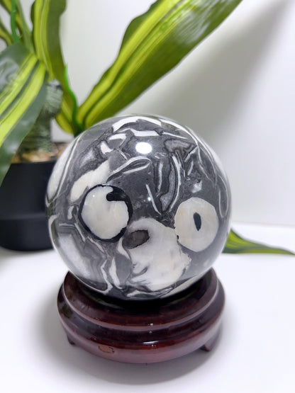 Thousand Eye Jasper Sphere 1916G