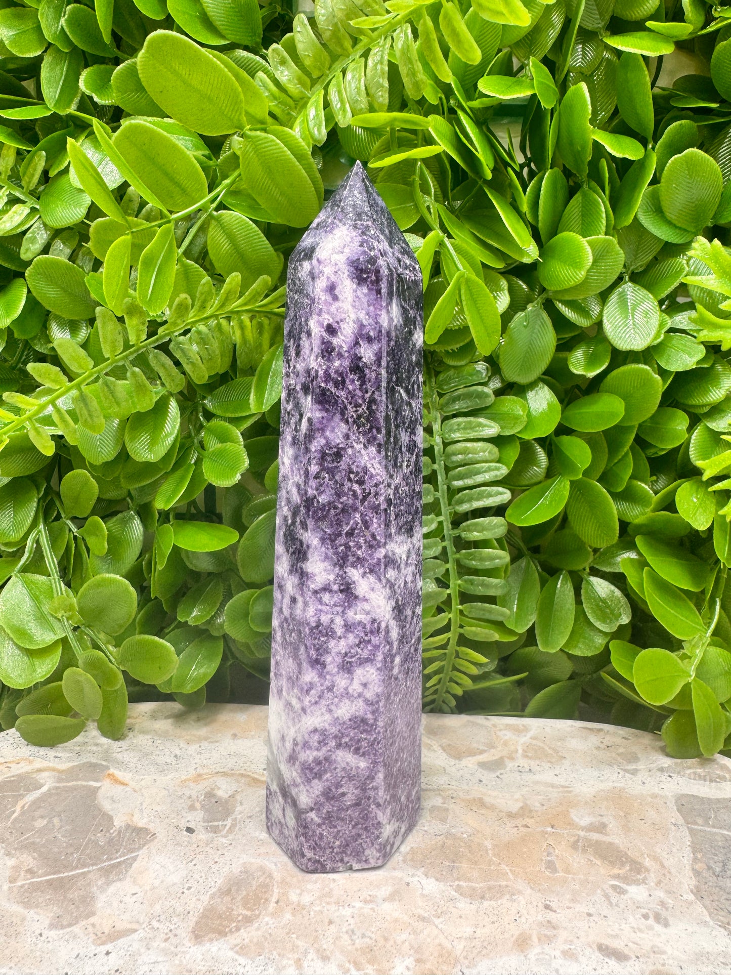 Lepidolite Tower 342g