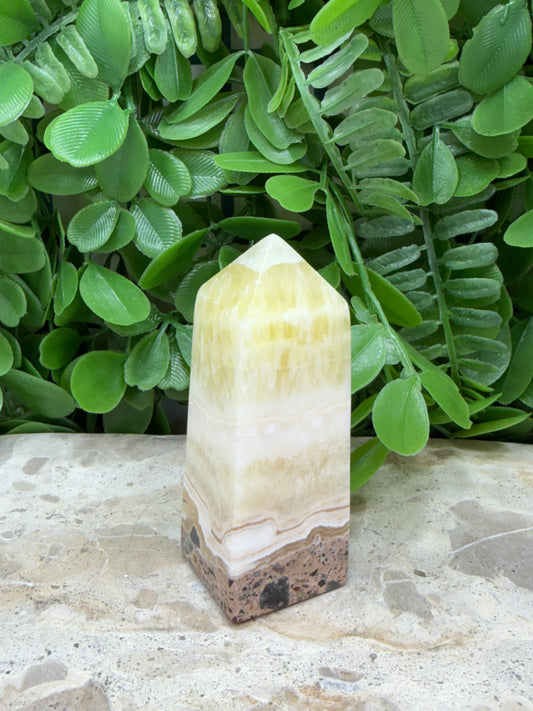 Pineapple Calcite Point | Positivity • Confidence • Abundance