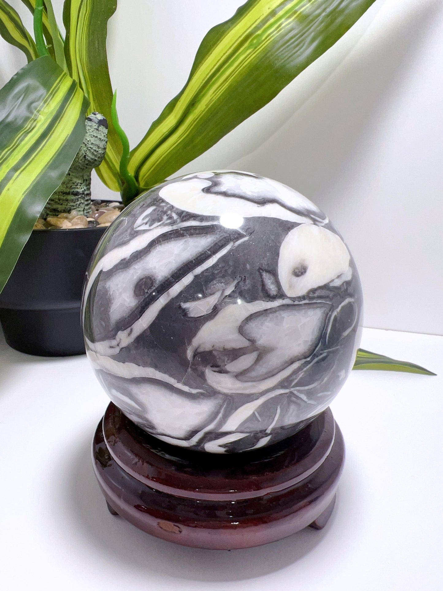 Thousand Eye Jasper Sphere 1916G