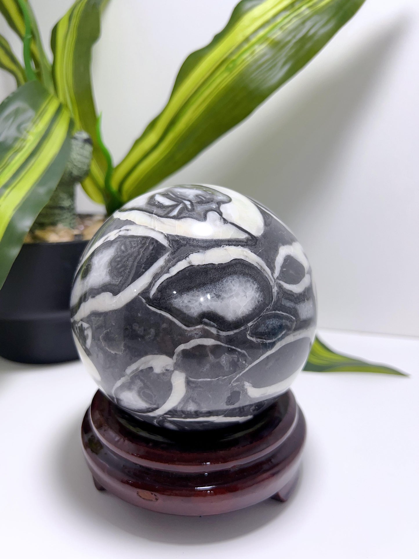 Thousand Eye Jasper Sphere 1916G