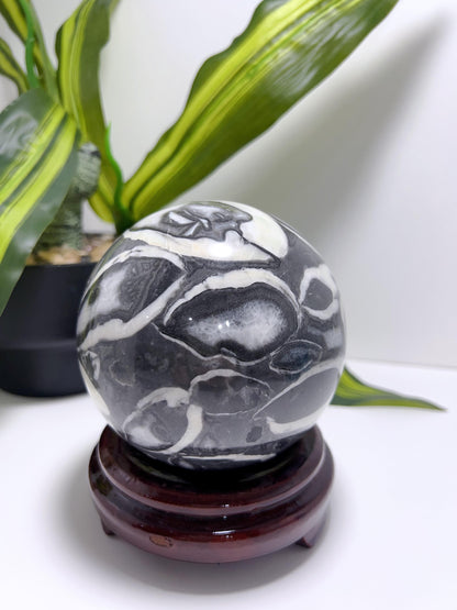 Thousand Eye Jasper Sphere 1916G