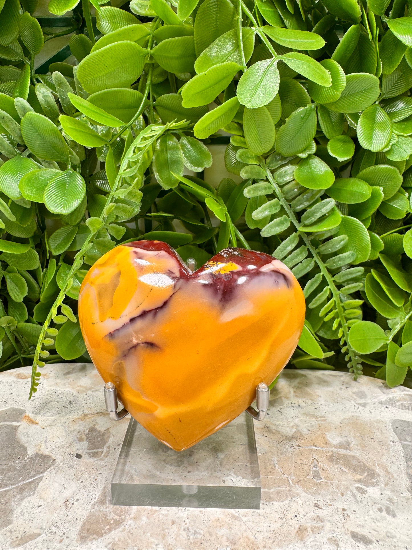 Mookite Jasper Heart 196g