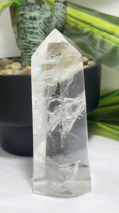 Clear Quartz Tower 490g