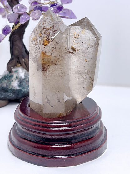 Rutile Quartz Double Pt 499G