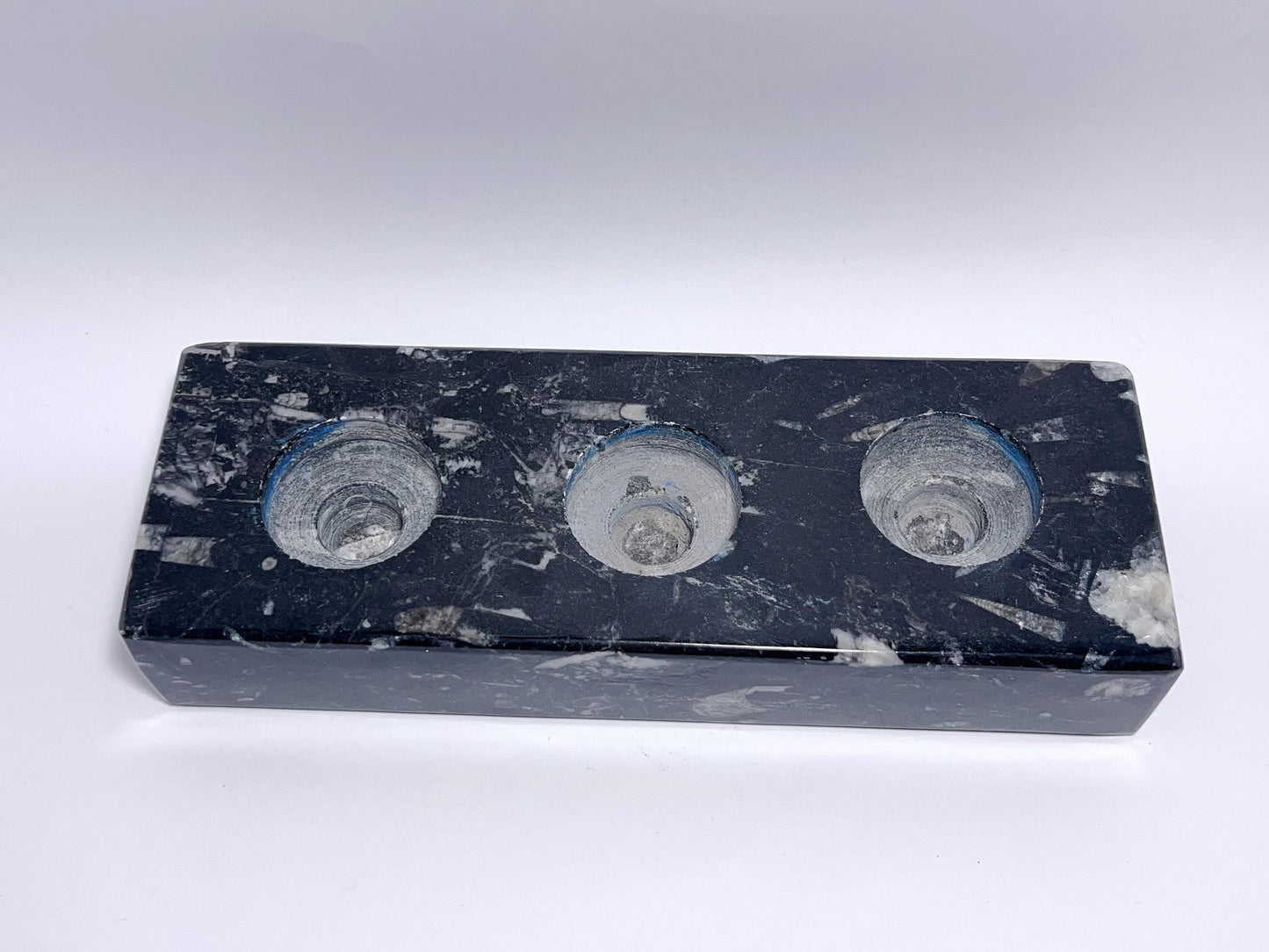 Orthoceras Fossil 3 Tealight Holder