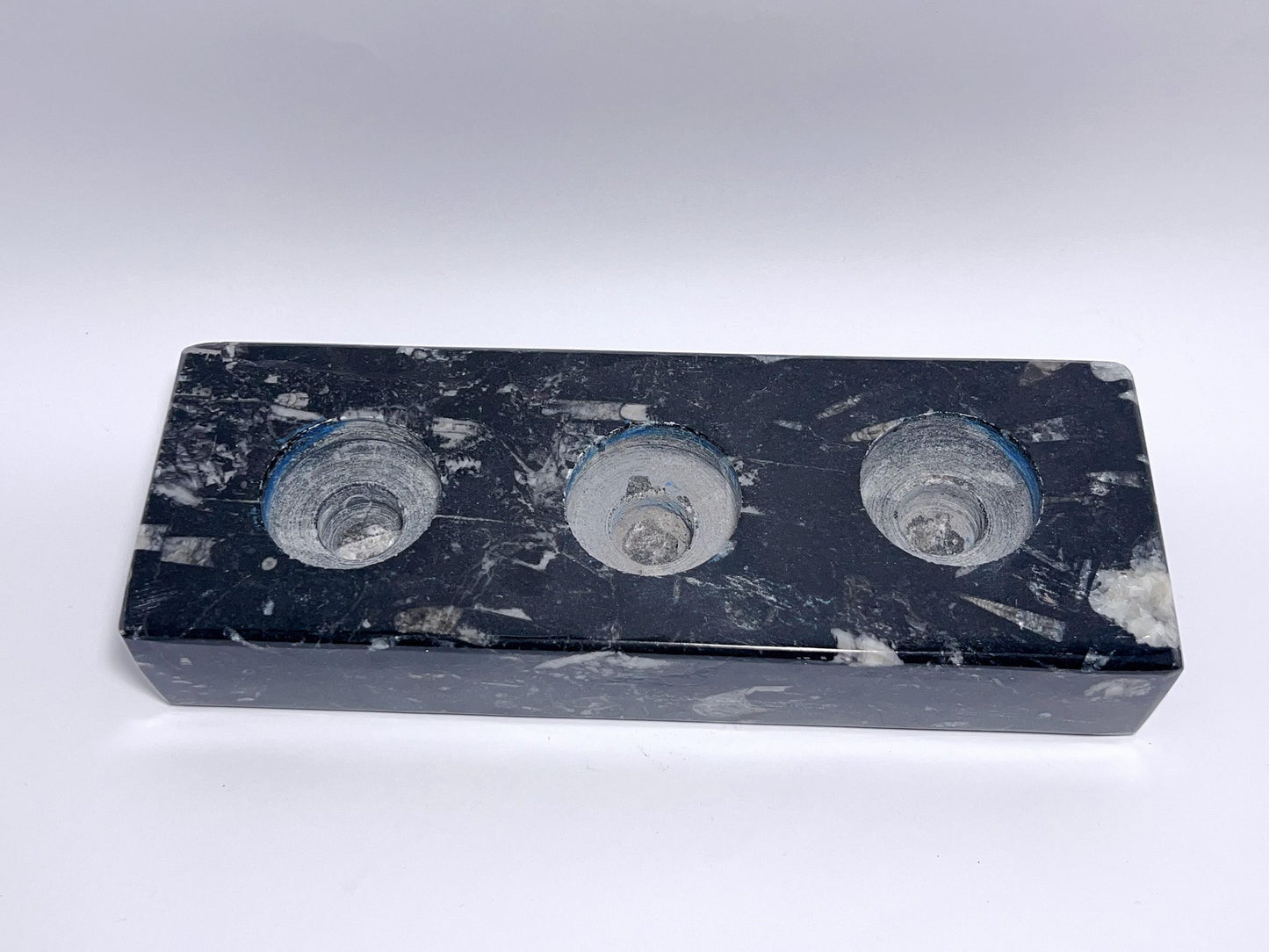 Orthoceras Fossil 3 Tealight Holder