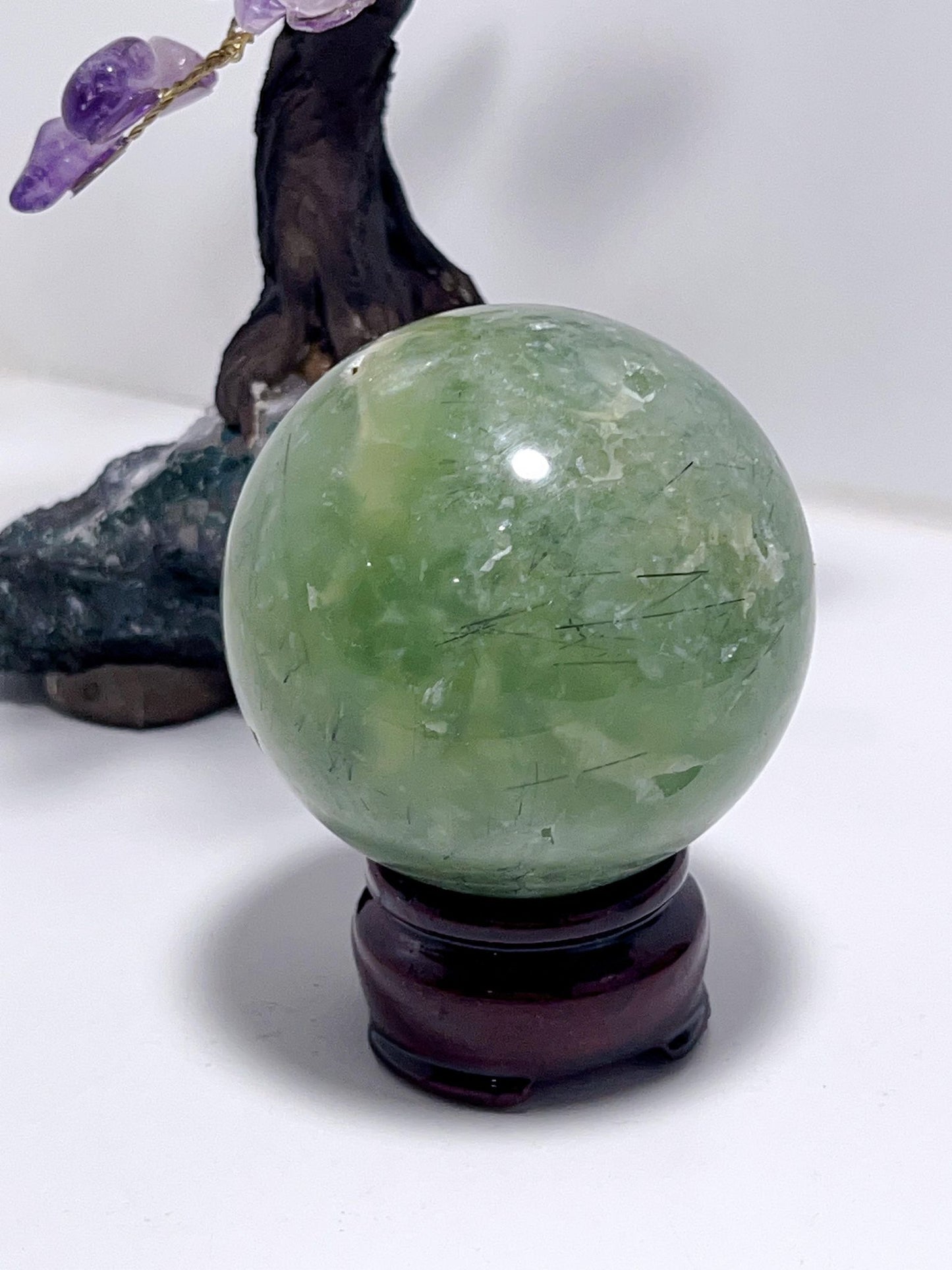 Prehnite Sphere 406g