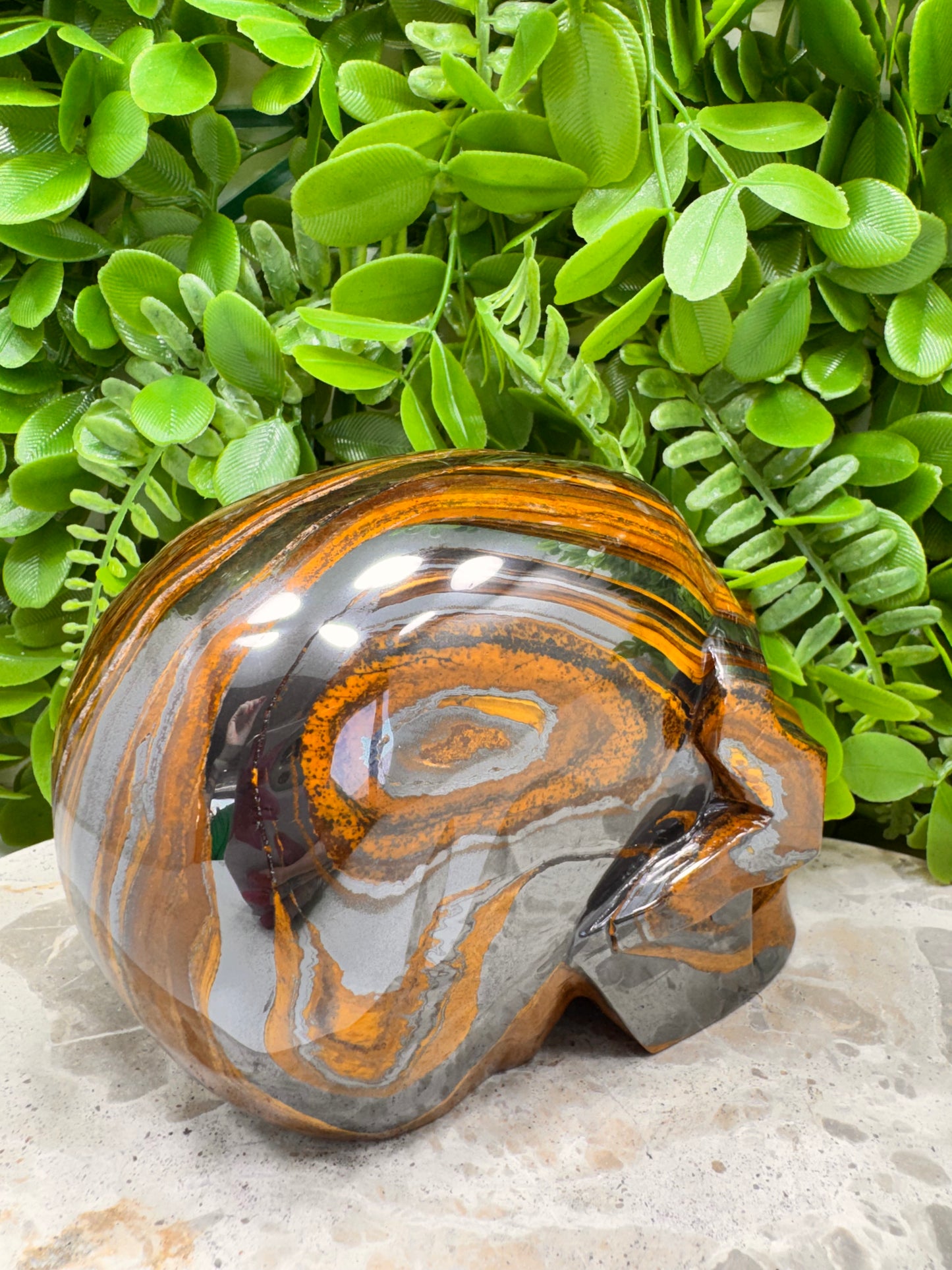 Tiger Ore Skull 2134g